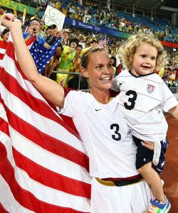 Christie-Rampone-Holding-American-Flag