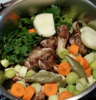 close up before boil