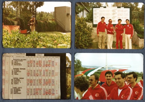 1980 Atina Blk. Şampiyonasını Avrupa rekorunun üzerinde kural değişikliği nedeni ile kırılamamış 600 de 582 skorla kazanan Skeet takımının enstantenele